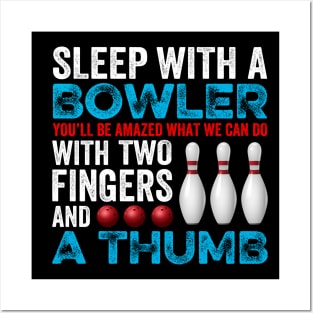 Funny Bowling Gift For Bowlers Posters and Art